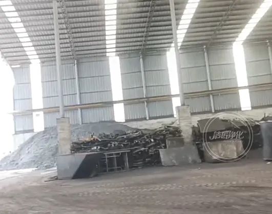 為陶瓷廠煤氣站安裝100+個高壓噴霧頭！Dejing的凈?除臭顯實(shí)力！